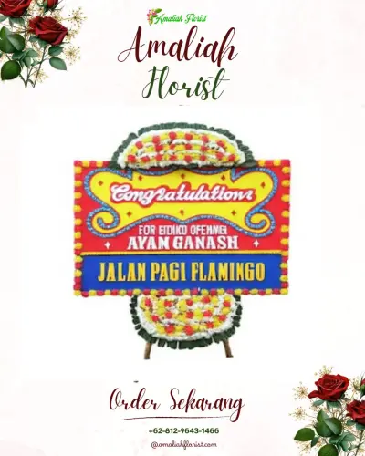 Bunga Papan Congratulation di Sulamadaha
